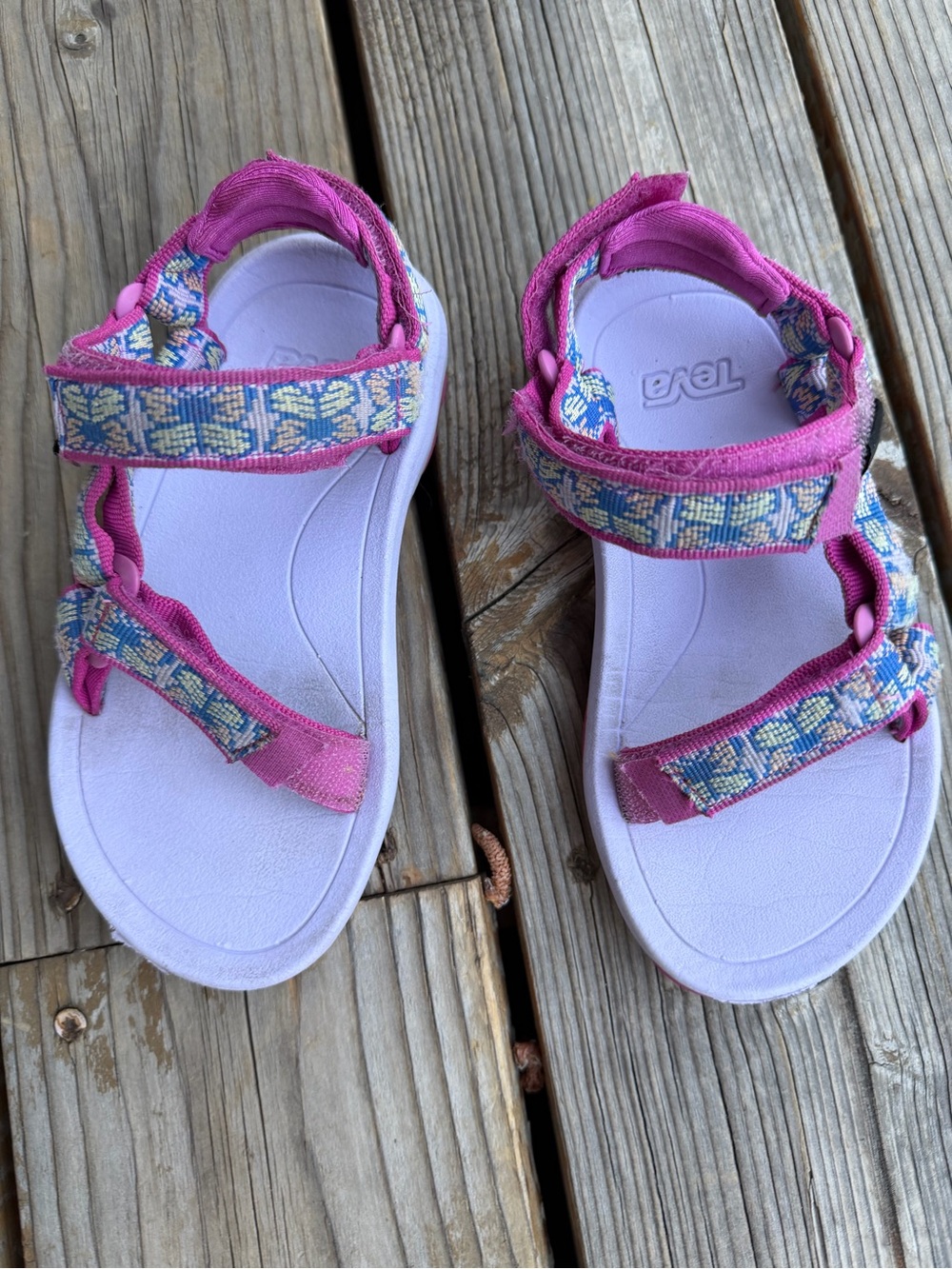 Teva Pink Purple girls Sandals